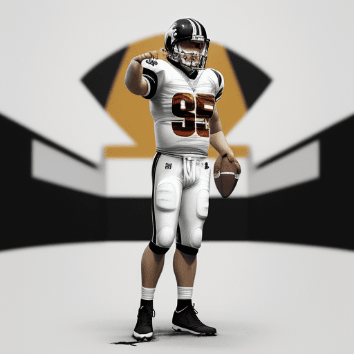 AI generated: paint a quarterback and a cheerleader, full body  stand up looking ahead, fine realistic art intrica...