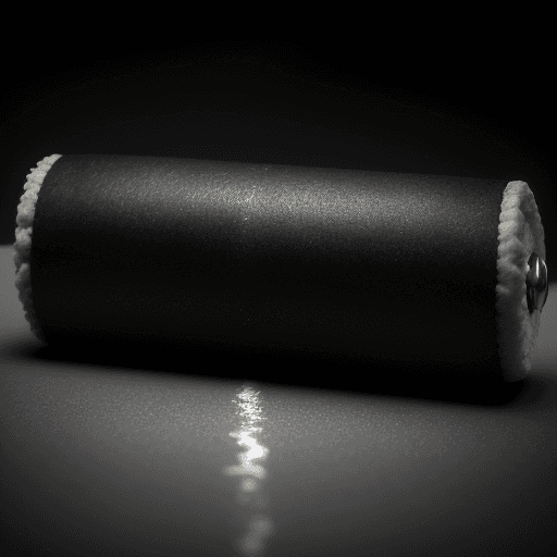 AI generated: toalet roll on black background, engaging, simple,

