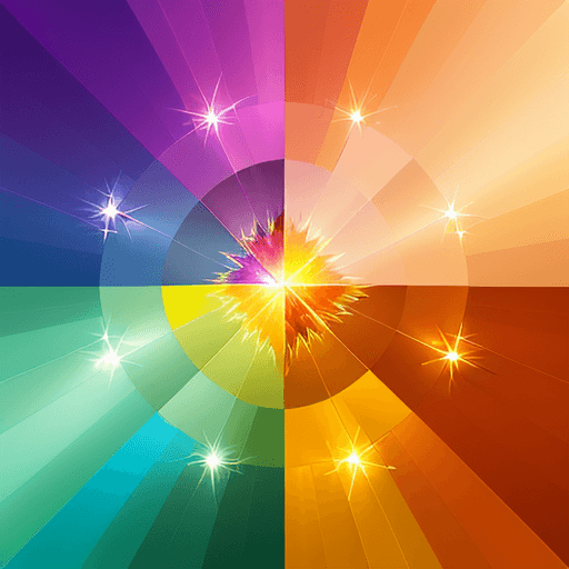 AI generated: Create an image that represents light as a radiant and powerful energy. It uses a bright, warm color...
