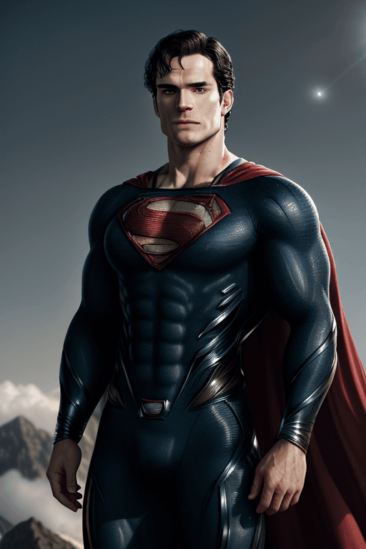 AI generated: ((masterpiece, best quality, high quality, highres)), a photorealistic portrait of Henry Cavill, ((i...