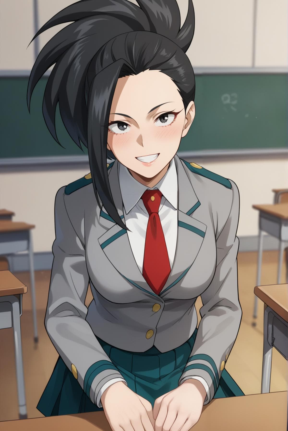 Boku no Hero Academia - Momo Yaoyorozu [Pony + Illustrious]