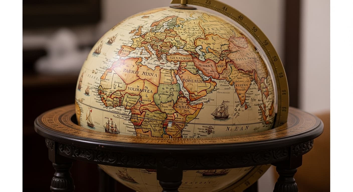 AI generated: Globe terrestre