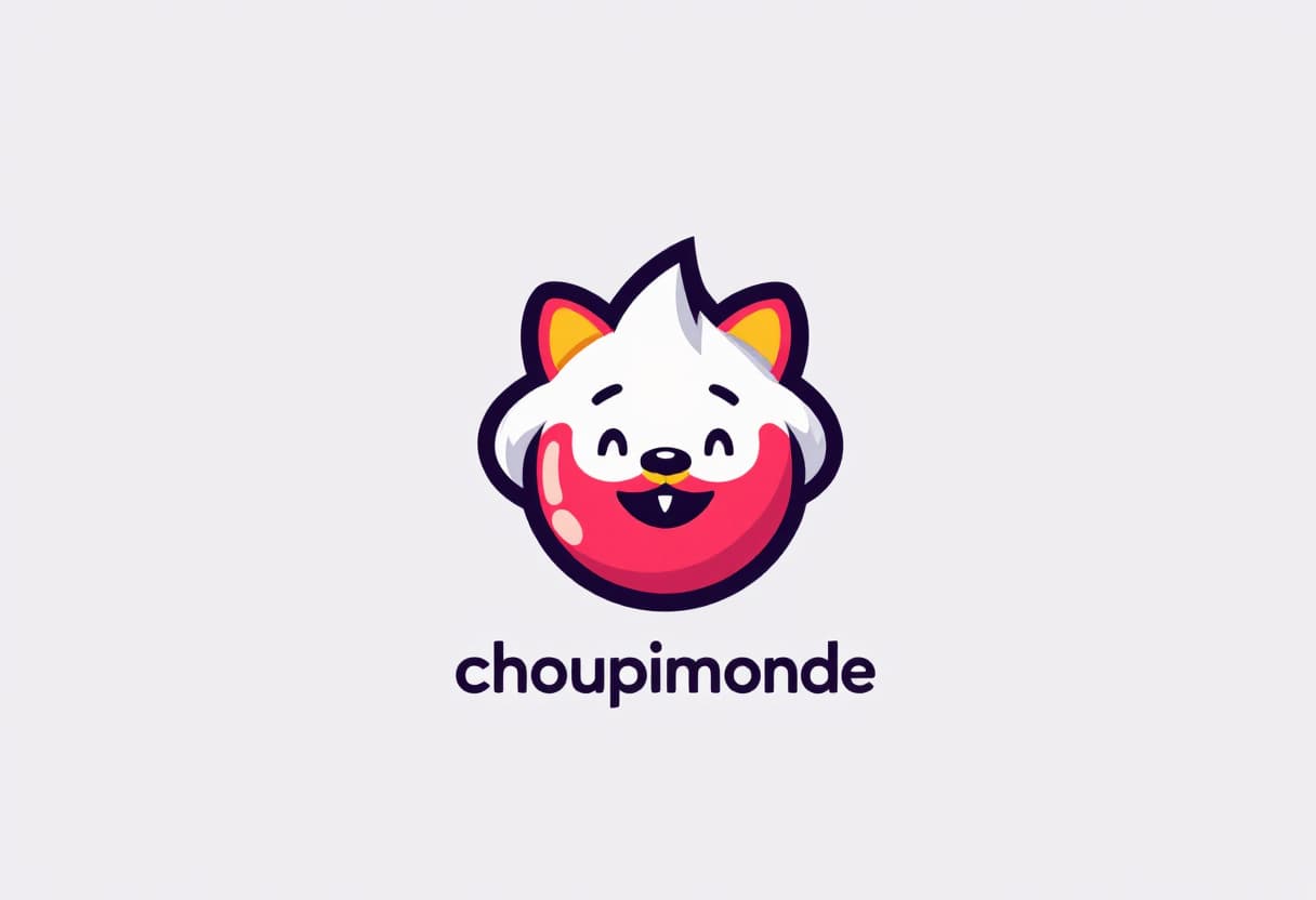 AI generated: A cartoon and modern logo design startup, featuring a stylized cartoon icon with sharp,The overall s...