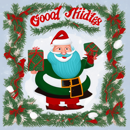 AI generated: Good tidings to you!