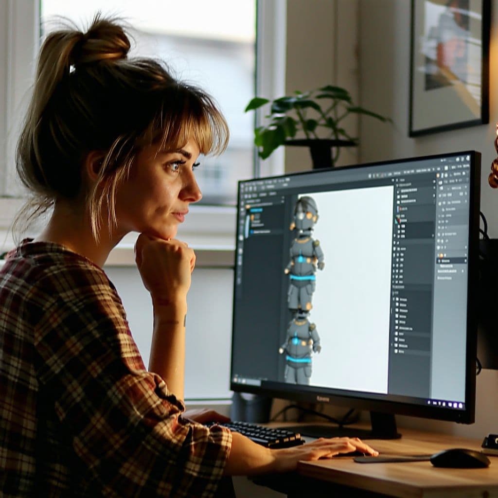 AI generated: Photo of a ultra realistic Generates a hyper realistic photo of woman thinking, looking directly at ...