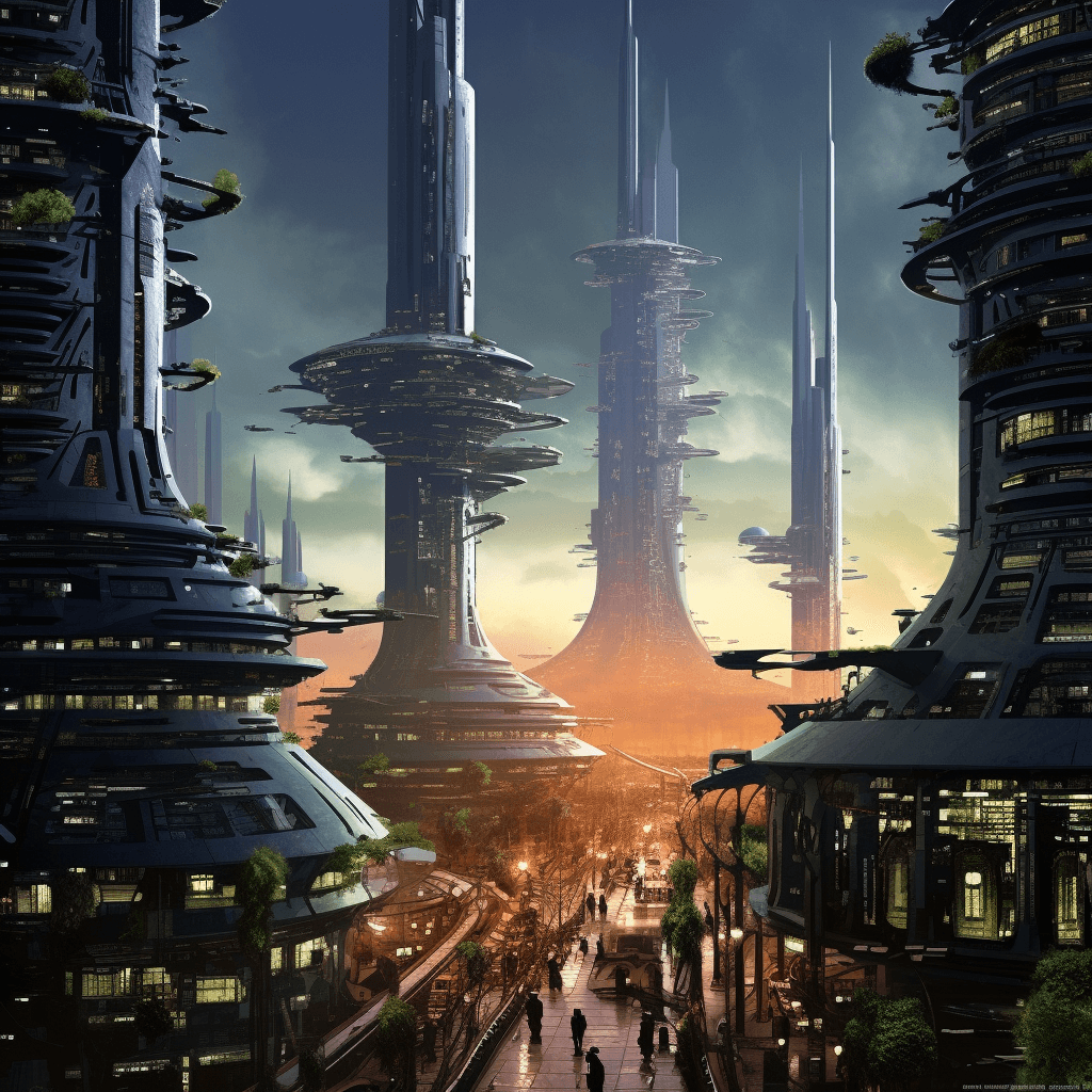AI generated: city, future, sci-fi