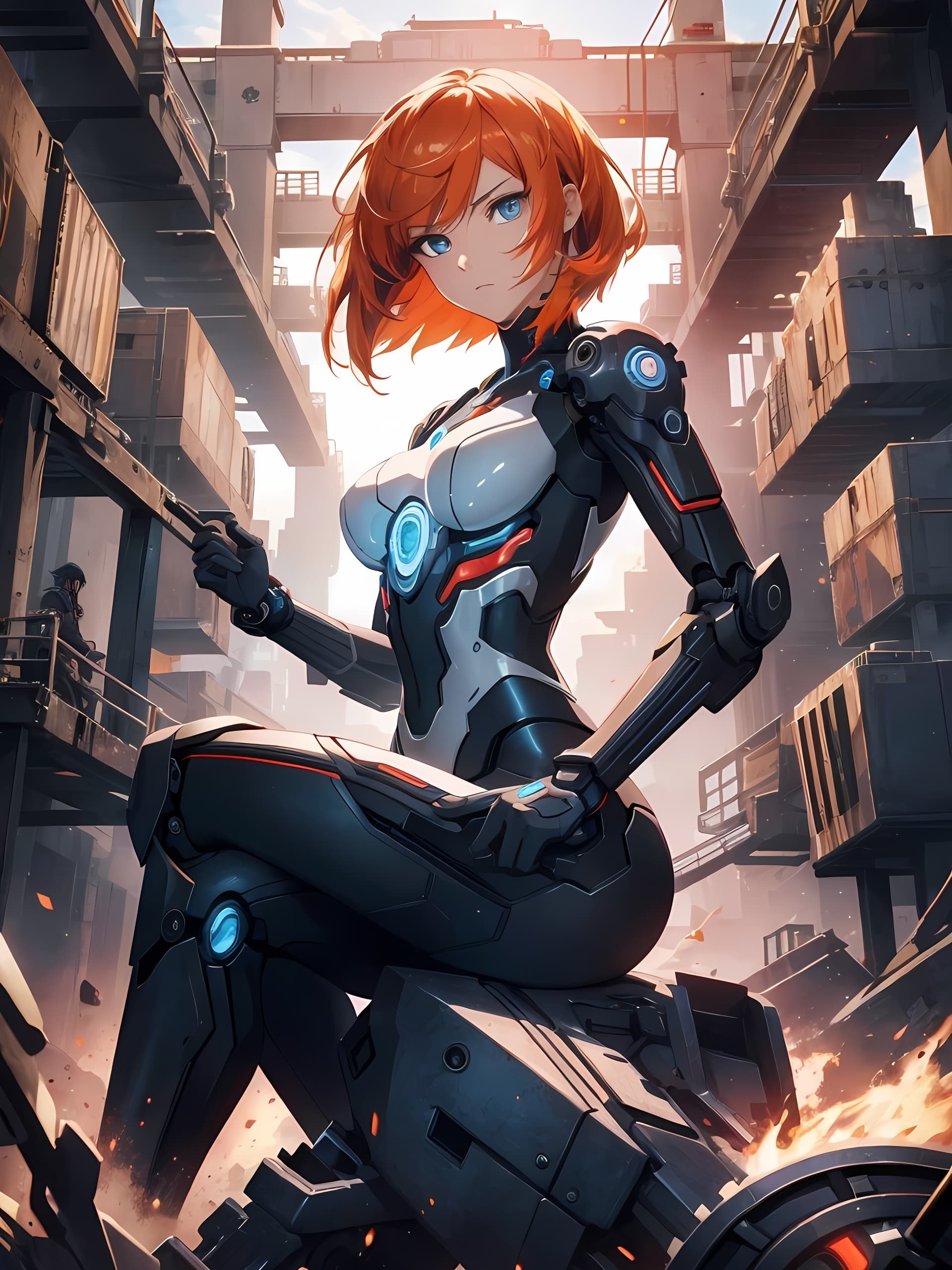 AI generated: (masterpiece), best quality, centered, 2D illustration, anime style, expressive eyes, perfect face, ...