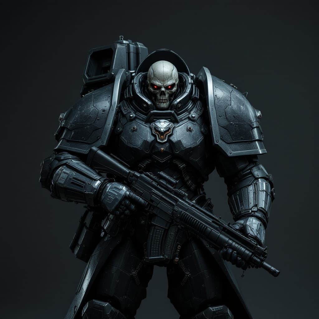 AI generated: "Черно-белый концепт-арт модульной гусеничной платформы СССР-2045, ретрофутуризм дизельпанк. Гипертр...