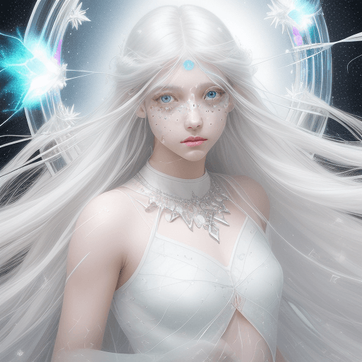 AI generated: Adobe Firefly
gorgeous+girls glass face, indian white jewelry, glass scars, white room, glass splint...