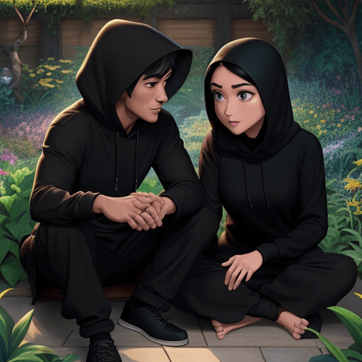 AI generated: Pixar and Disney's animated poster entitled "Kota Bitung" tells the story of a handsome man, wearing...