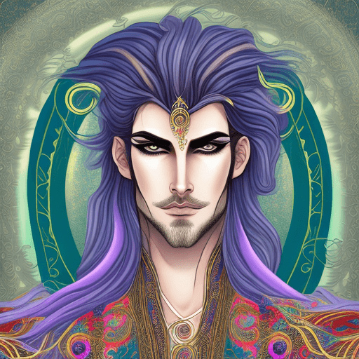 AI generated: Appearance: Arannis possesses delicate and androgynous features, with long flowing hair that falls i...