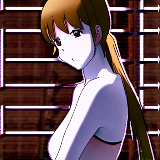 AI generated: Anime girl, big boobs, cum