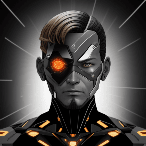 AI generated: charles cyborg cry patterns --ar 1:2 --stylize 750 --v 6