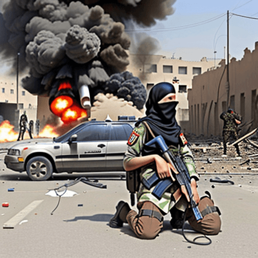 AI generated: Suicide bombing from al qaeda