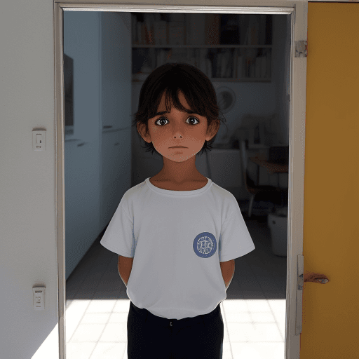AI generated: pequeño estacionamiento de un solo nivel con techo bajo, supervisado por un conserje de mediana edad...
