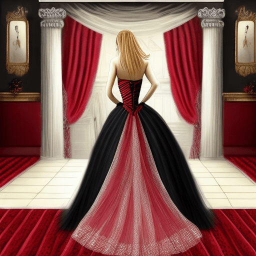 AI generated: Insanely detailed_(photorealistic full-body shot capturing the back view of a woman:2.7)_masquerade ...