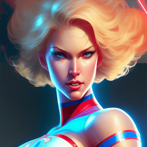 AI generated: (((best quality ,8k, 16k, highres, masterpiece:1.2),DC database feature of ((Power Girl)):2.5, Promi...