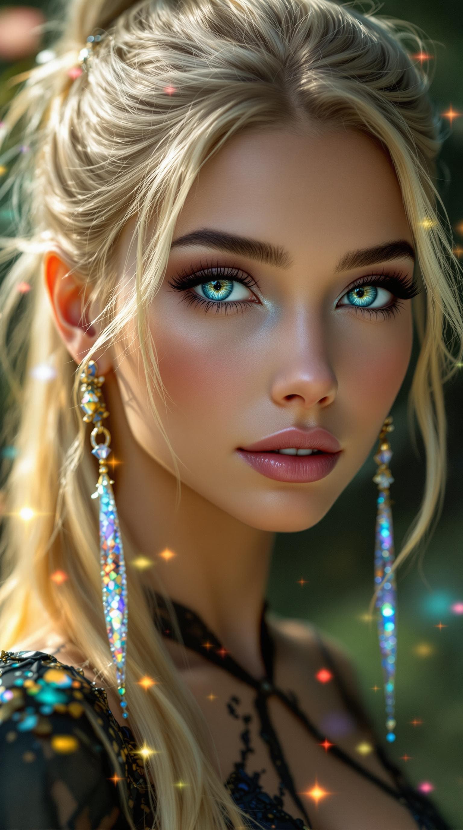 AI generated: a professional photo of a exceptionally beautiful girl Fairy (age 18) (full Body),(futuristic),(mast...