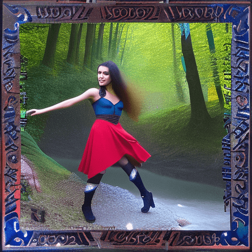 AI generated: colors, fog, amazing lighting, Award winning realistic photo, a dark elf, mage, wearing a textured g...