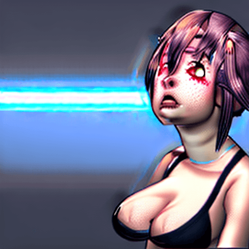 AI generated: DE RTX_on, (RTX_soft:1.3), RTX_flat, RTX_texture, RTX_pt, RTX_hairsim, Pig Girl, cheveux noirs, yeux...