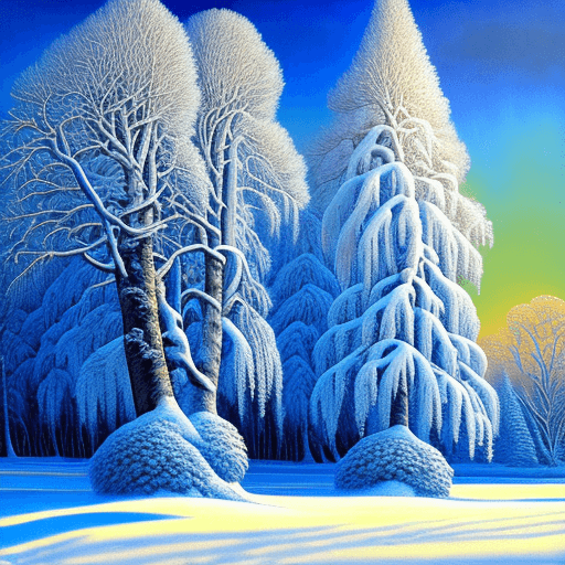 AI generated: (masterpiece, best quality:1,4), uhd, intricately detailed artwork, beautiful painting of some trees...