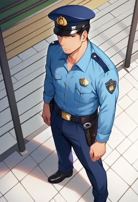 Male Japanese Police Uniform (summer) - Image 5