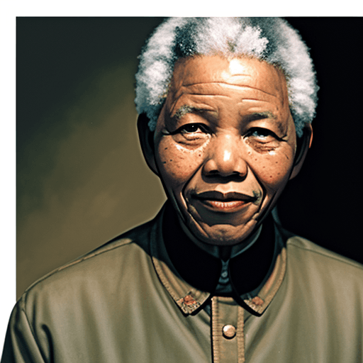 AI generated: nelson mandela