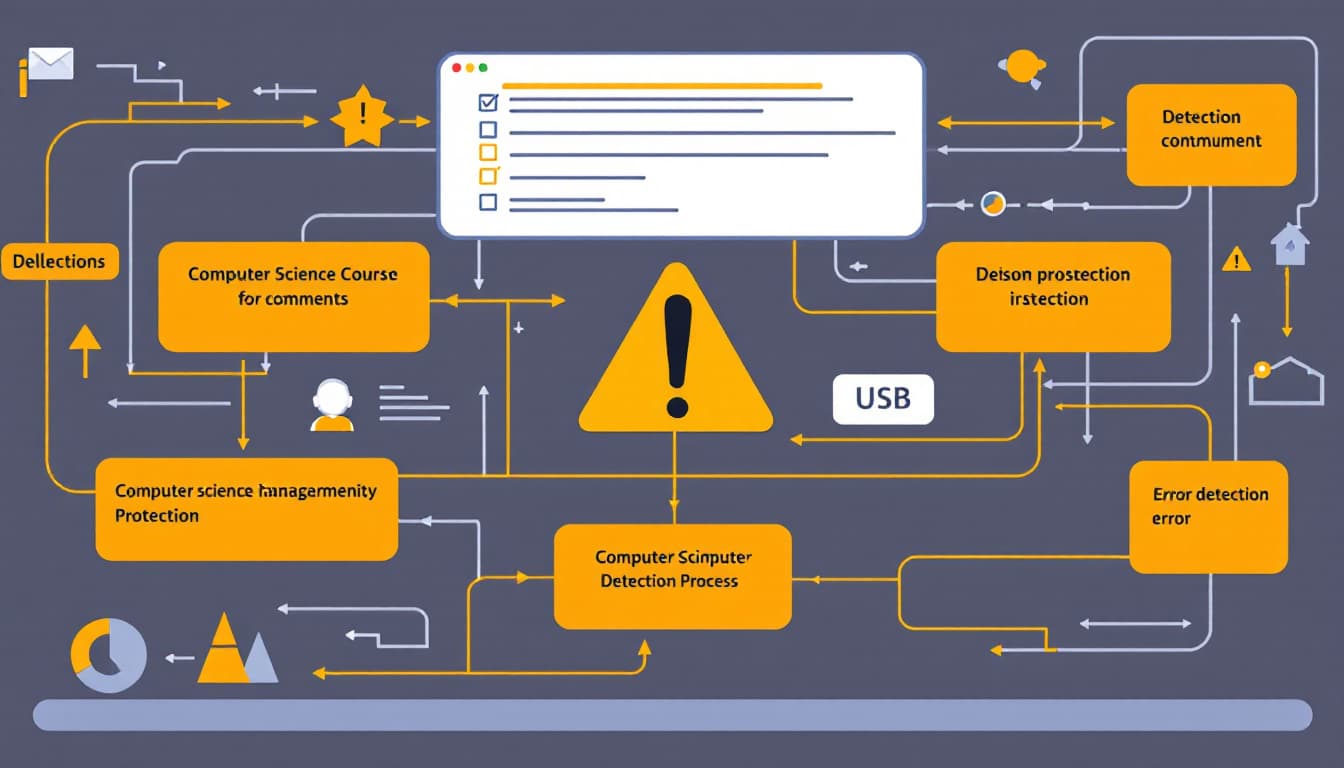 AI generated: computer science course error detection process