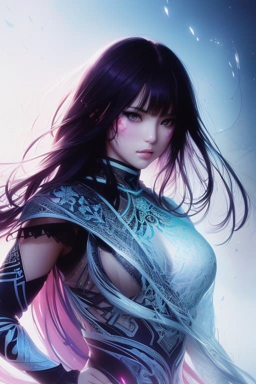 AI generated: strong warrior princess| centered| key visual| intricate| highly detailed| breathtaking beauty| prec...