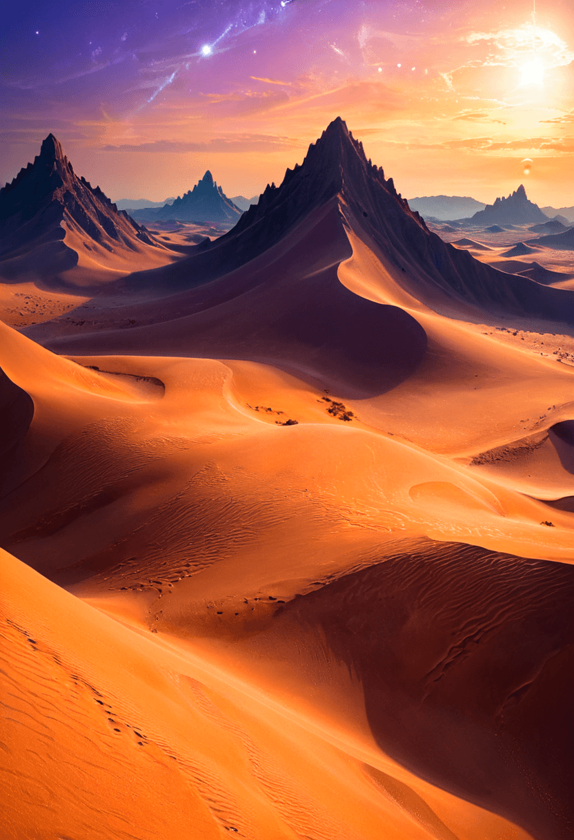 AI generated: ethereal fantasy concept art of <lora:xl_more_art-full_v1:1>,<lora:DreamARTSDXL:1>,A vast alien dese...
