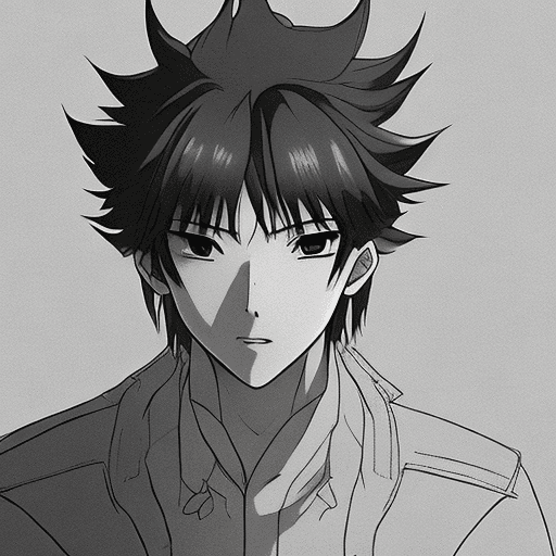 AI generated: Create a striking visual representation of the iconic anime character Gojo Satoru confidently expres...