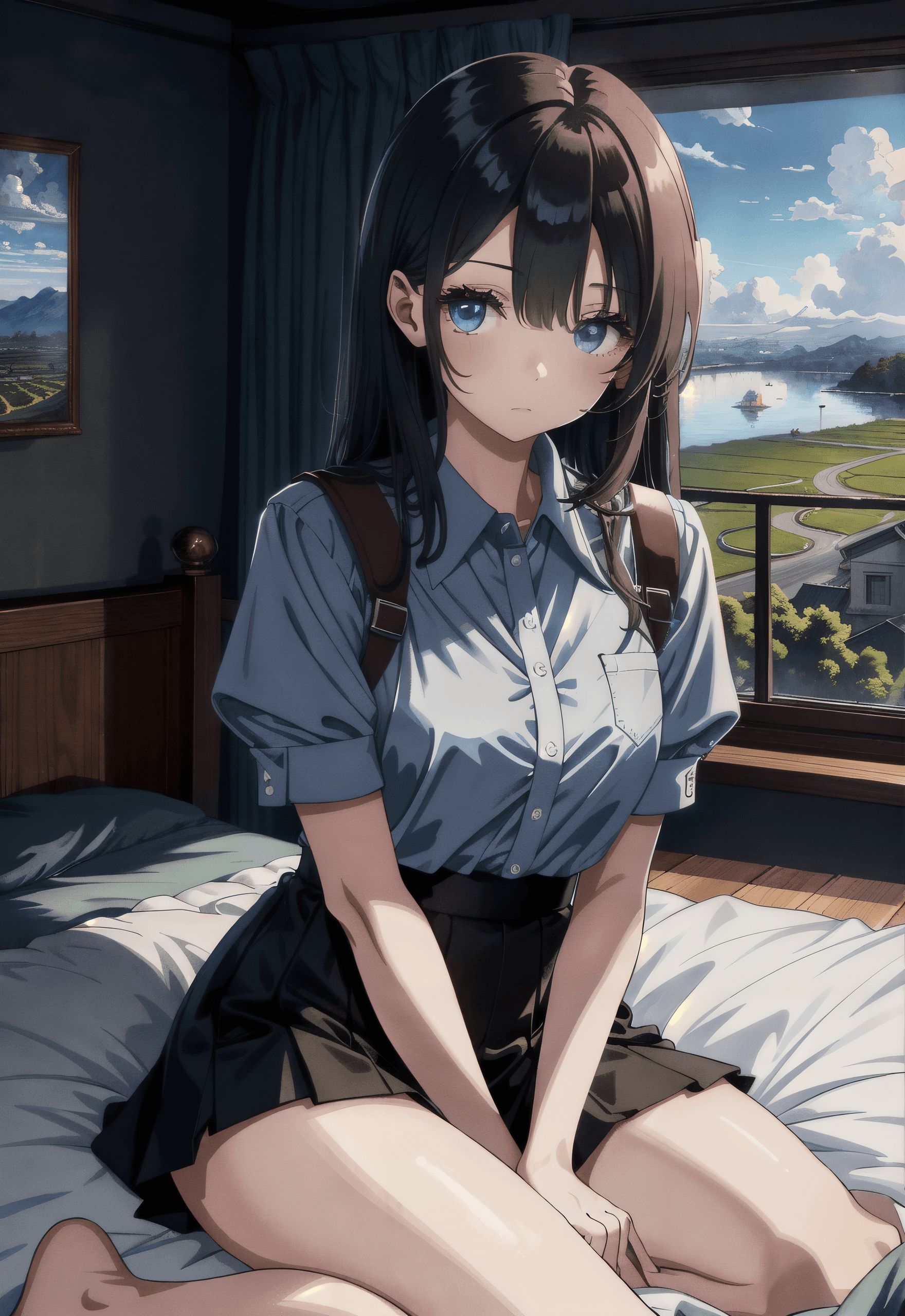 AI generated: (masterpiece, best quality, high resolution, distinct image:1.1), 1girl, solo, solo focus, (loli:1.2...