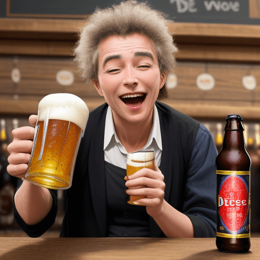 AI generated:  Beer may cause you to digress - and lead a happier life. 