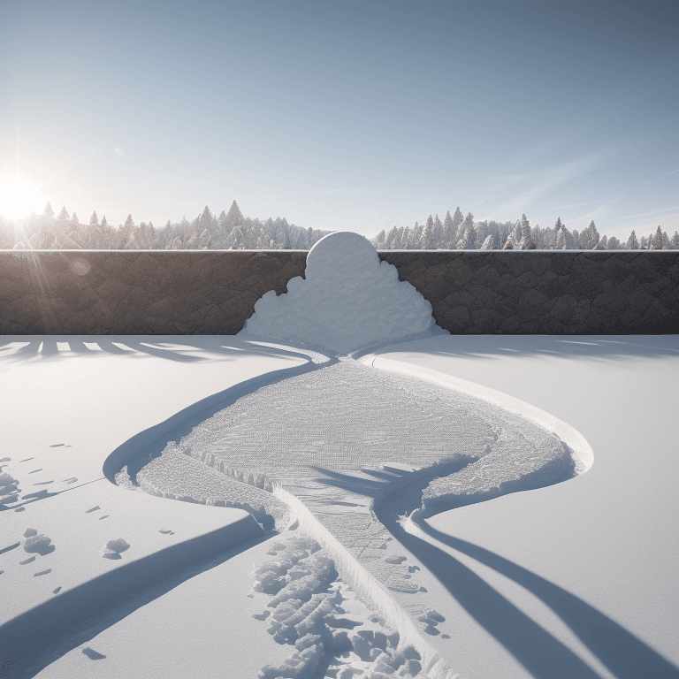 AI generated: (hyperrealism : 1. 4), (award winning: 1. 4) (masterpiece photo: 1. 4) BREAK  winter, snow, sun, col...