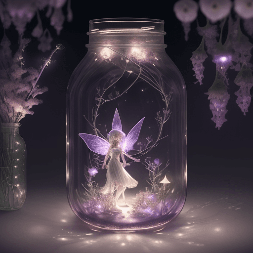 AI generated: A fairy (photo realistic), extremely detailed and delicate illustration, beautiful and aesthetic, of...