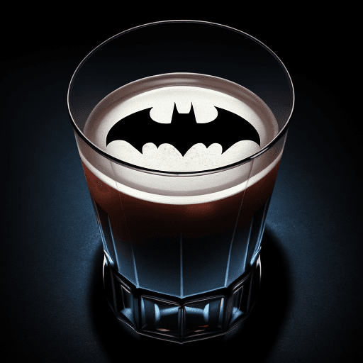 AI generated:  batman drink vodka, 4 k,ultra HD 
