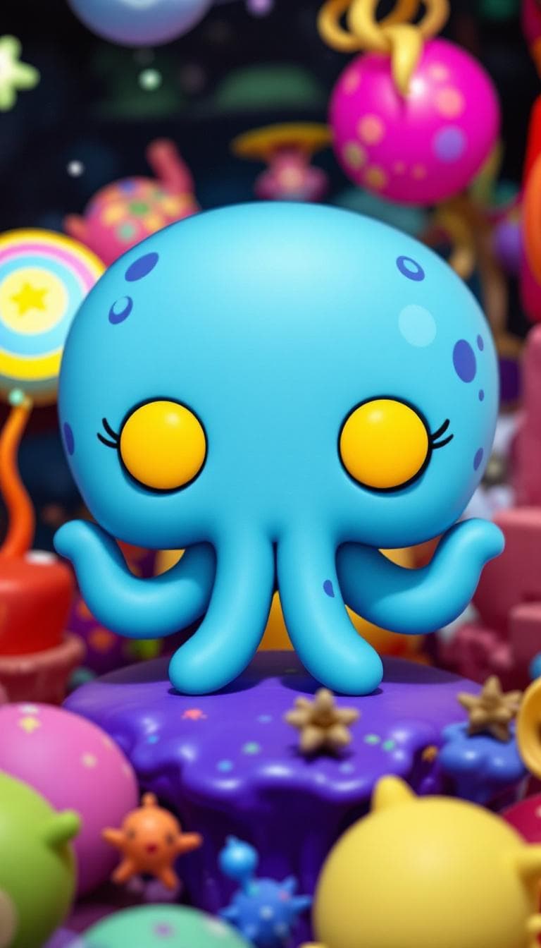 AI generated: funko pop squid game
