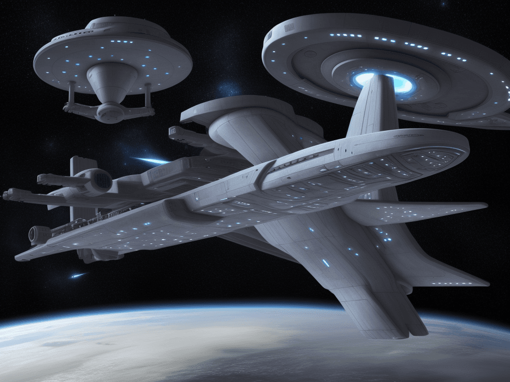 AI generated: starship from star trek  enterprise