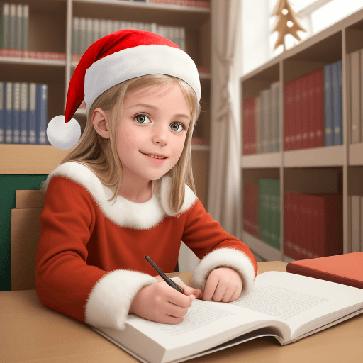 AI generated: Generiere ein Foto zum Thema "weihnachtliche Vorlesestunde in der Bibliothek".
fotorealistisch
warme...