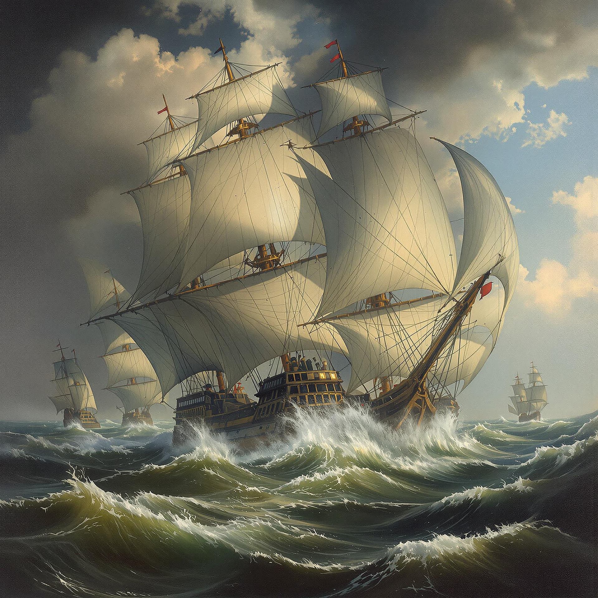 AI generated: In high definition and highly detailed, surrealistic, and executed in the styles of the Dutch Master...