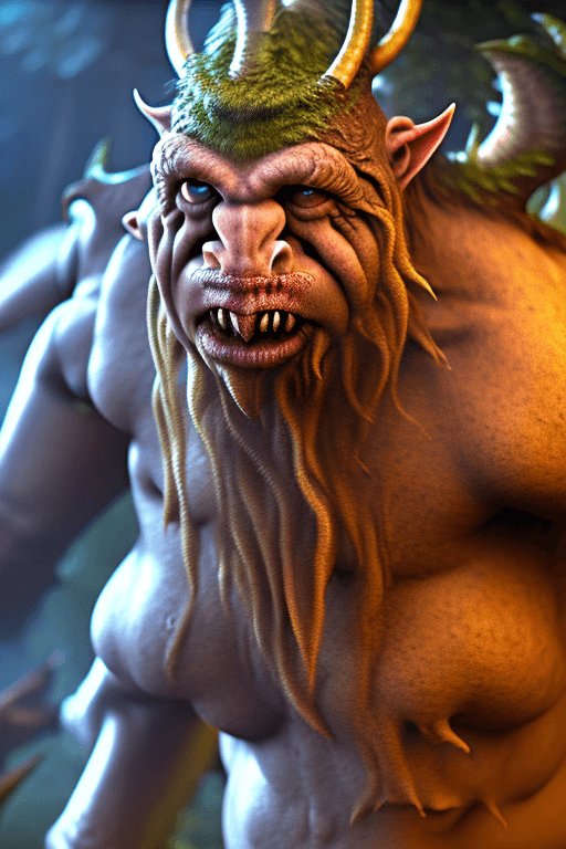 AI generated: bogtroll closeups, lord of the bogtrolls, natural habitat, secret, sneaky, devious, masters, 8k, nan...