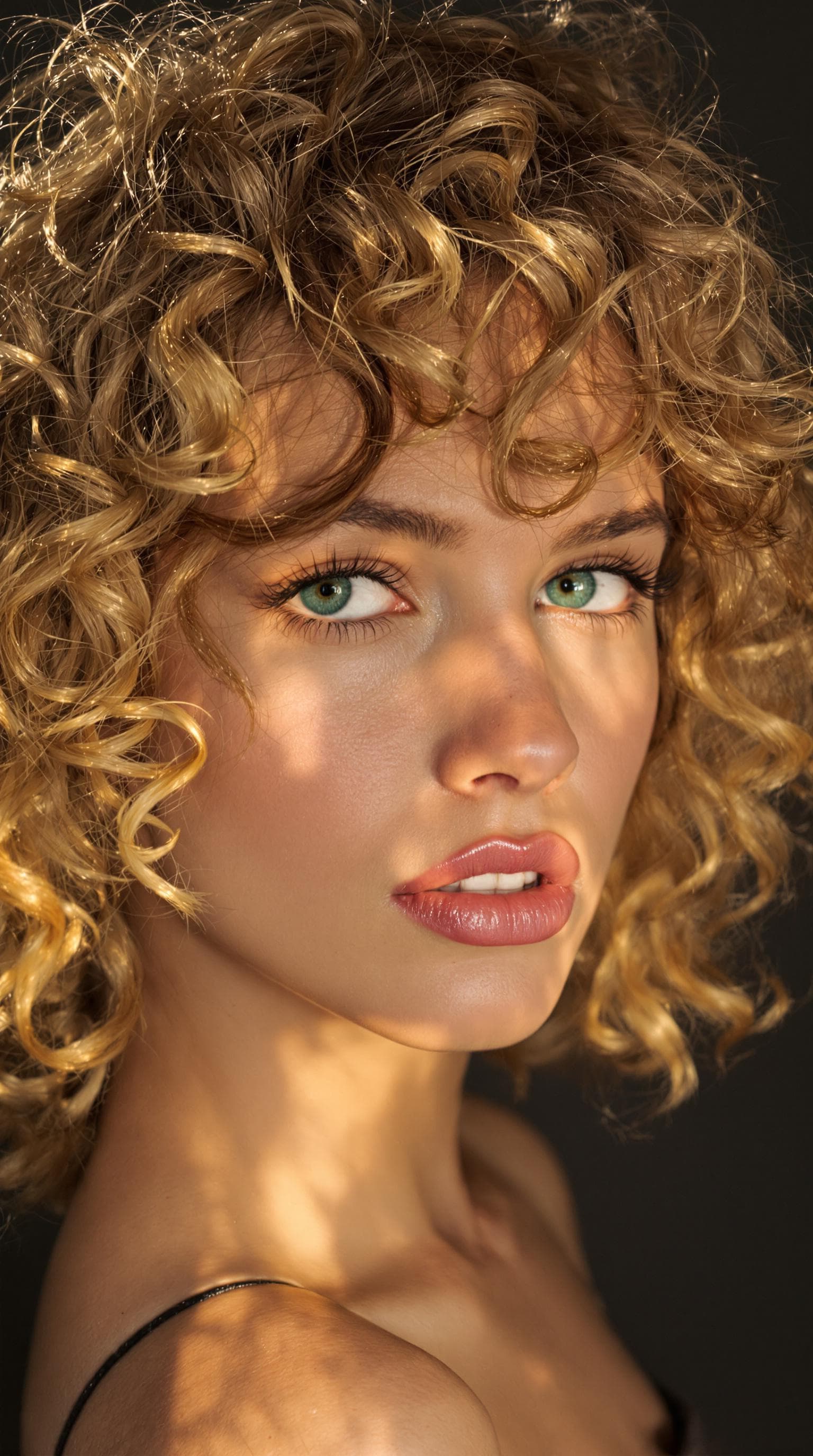 AI generated: "Image is a portrait captured with a Sony A1 50.1mb using a 26mm prime lens, featuring a 21 year old...
