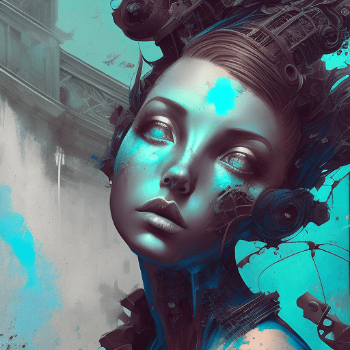 AI generated: the best of the art gallery's, in the style of oliver wetter, alberto seveso, cyberpunk dystopia, da...