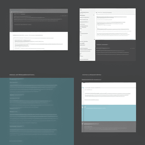 AI generated: Minimalistic, simple software engineer's website portfolio. Analogous Color Scheme: