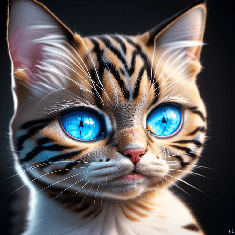 AI generated: (hyperrealism : 1. 4), (award winning: 1. 4) (masterpiece photo: 1. 4) BREAK 
a cute cat
BREAK (8K U...