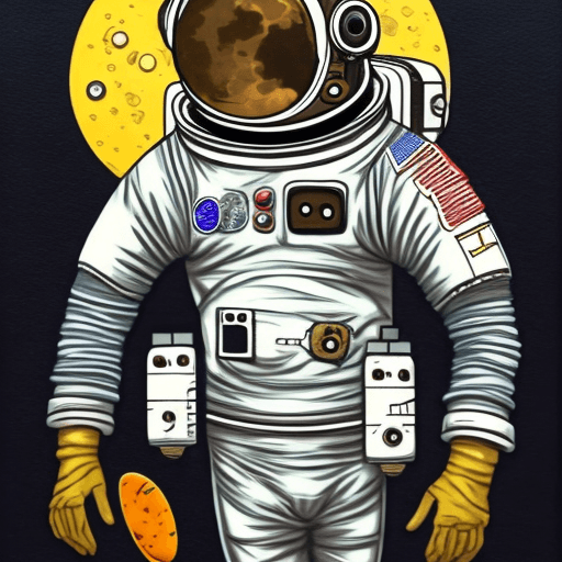 AI generated: steampunk astronaut