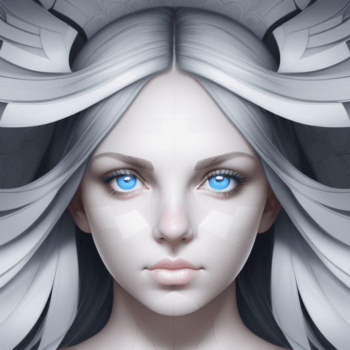 AI generated: there is a woman with a very big breast and a very big breast, beautiful highly symmetric face, face...