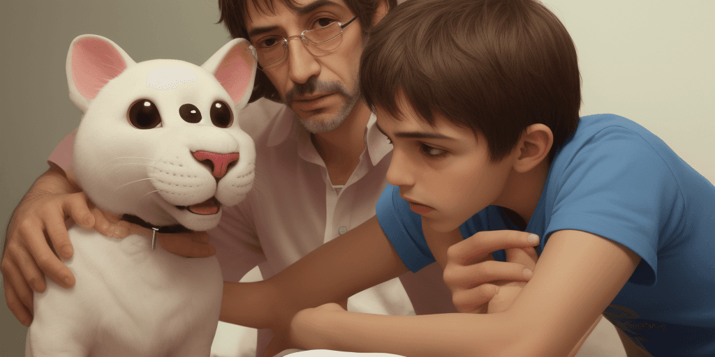 AI generated: leon rugiendo