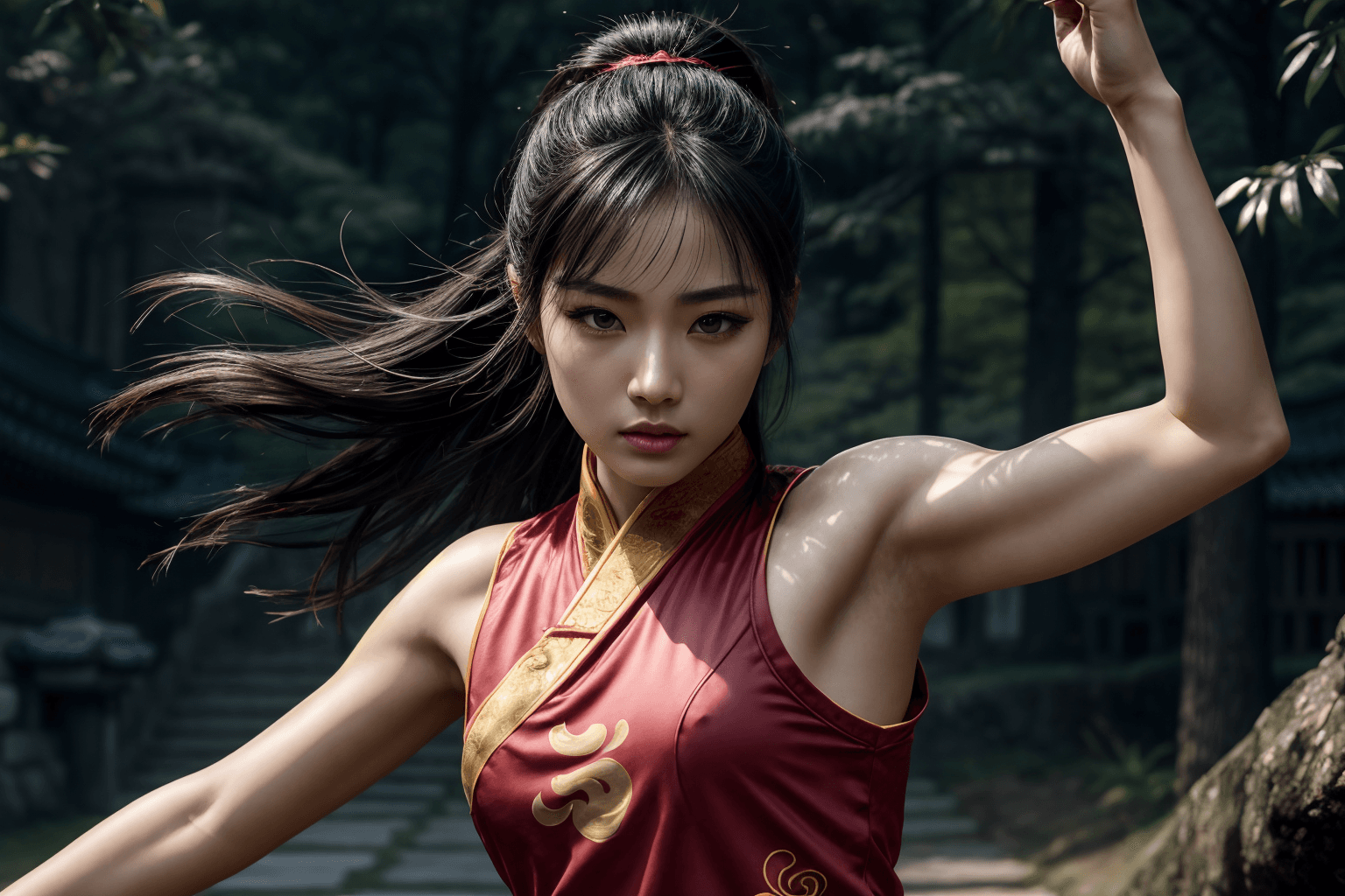 AI generated: ((masterpiece)), ((best quality)), extremely detailed cg 8k wallpaper, bright colors, Dramatic light...