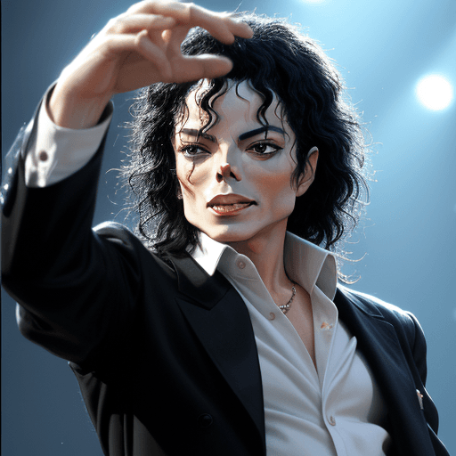 AI generated: professionel picture of Michael Jackson